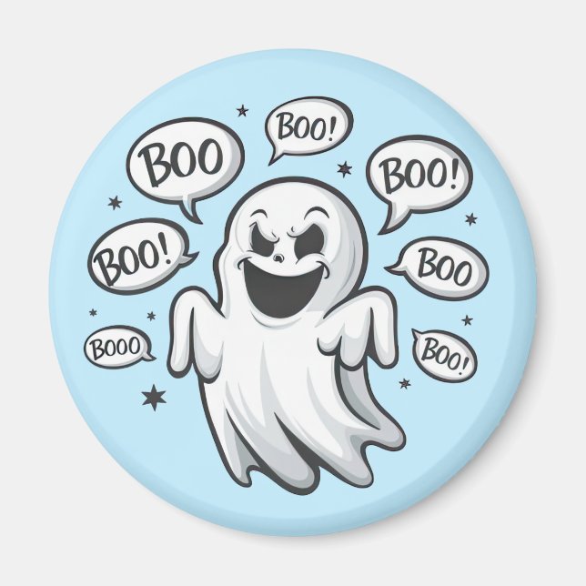 Imã Fantasma Boo Engraçado (Frente)