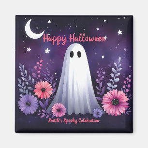 Imã Fantasma Caprichoso e Espantalho Floral Rosa Roxo
