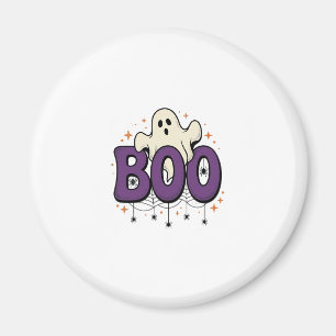 Imã Fantasma de Halloween Boo Aranha Engraçada Vintage