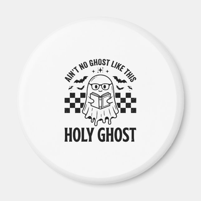 Imã Fantasma de Halloween Espírito Santo Engraçado Vin (Frente)