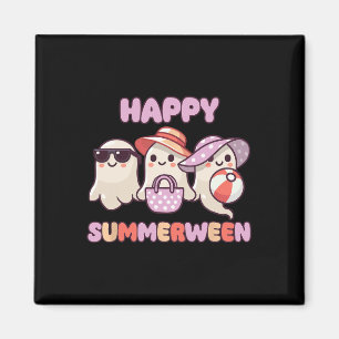 Imã Fantasma de Summerween Verão Halloween