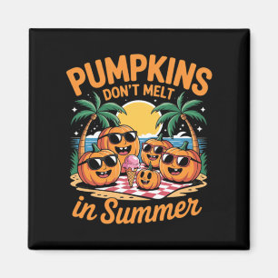 Imã Fantasma Divertido de Summerween no Verão Hallowee