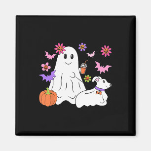Imã Fantasma Engraçado Andando Cachorro Spooky Ghost C