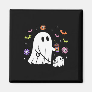 Imã Fantasma Engraçado Andando Cachorro Spooky Ghost C