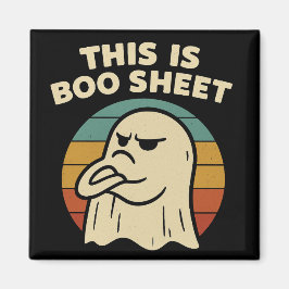 Imã Fantasma Engraçado "Isto É Folha de Boo" Halloween