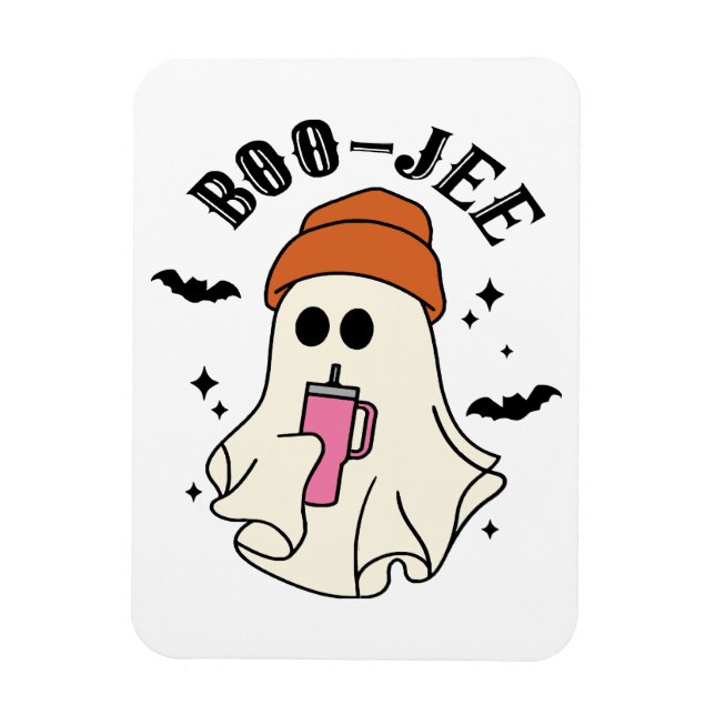 Ímã Fantasma Inspirada no Dia de as Bruxas engraçado B (Vertical)