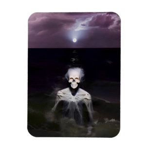 Ímã Fantasma no Mar - Pintura a Petróleo