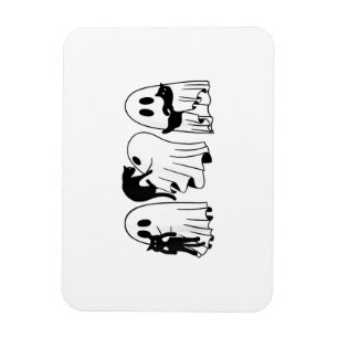 Ímã Fantasma segurando Dias de as Bruxas engraçados de