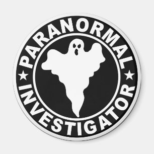Imã Fantasma sobrenatural do logotipo Paranormal do