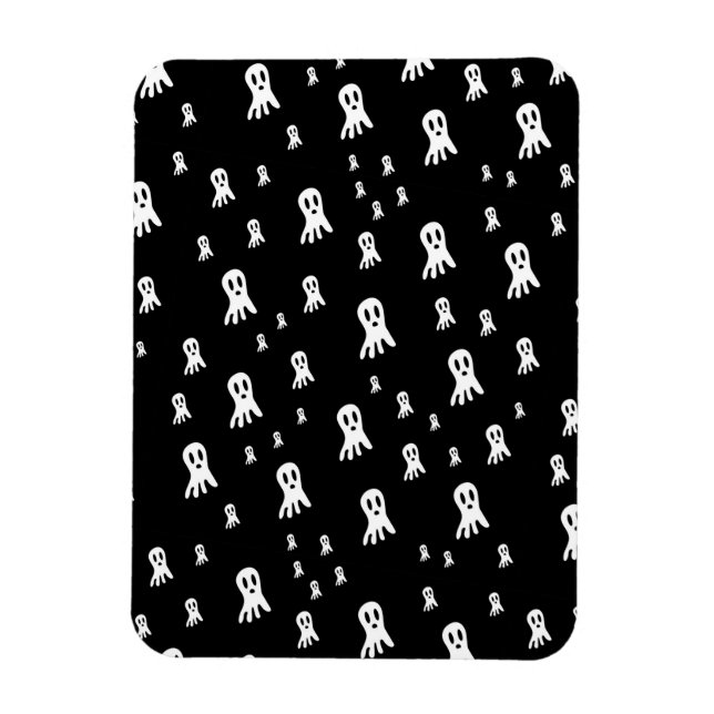 Ímã Fantasma Sombrio de Halloween  (Vertical)