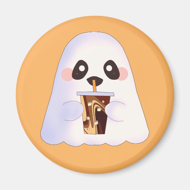 Imã Fantasma Spooky Com Café Forçado (Frente)