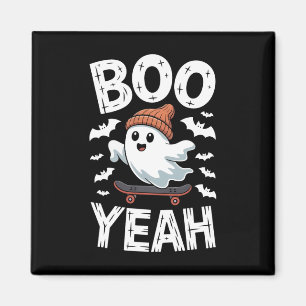 Imã Fantasmas de Halloween Skateboard Boo Sim, Roupas