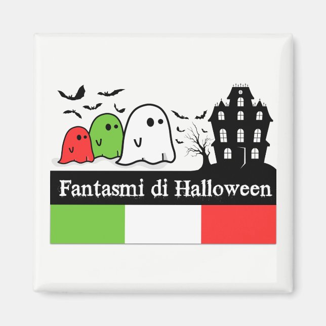Imã Fantasmas do Halloween Italiano, Fantasmi di Hallo (Frente)