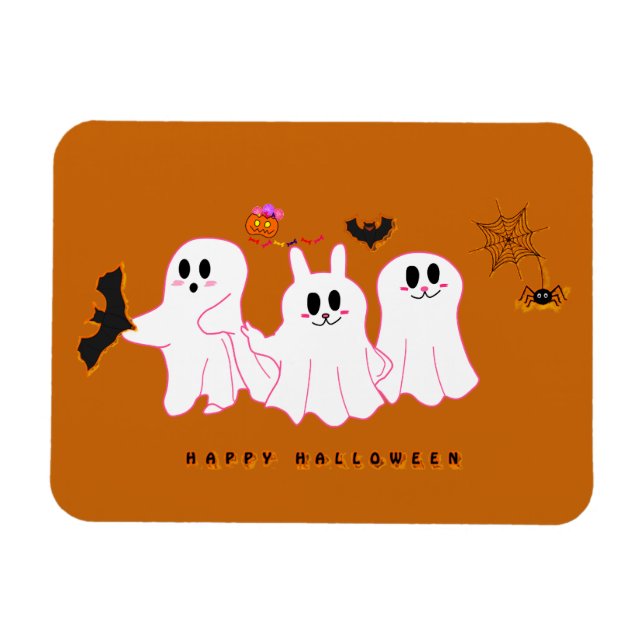 Ímã Fantasmas Engraçados Possuindo Uma Imagem | Imagem (Horizontal)