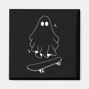 Imã Fantasmas Skateboard Preguiçoso Fantasia de Hallow