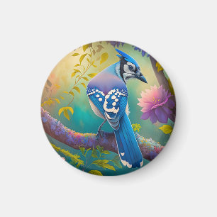 Imã Fantasy Birds Blue Jay