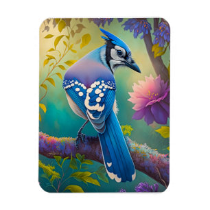 Ímã Fantasy Birds Blue Jay