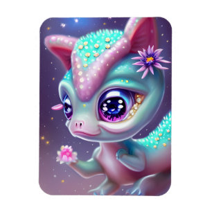 Ímã Fantasy Kawaii, bebê dinossauro fofo e adorável