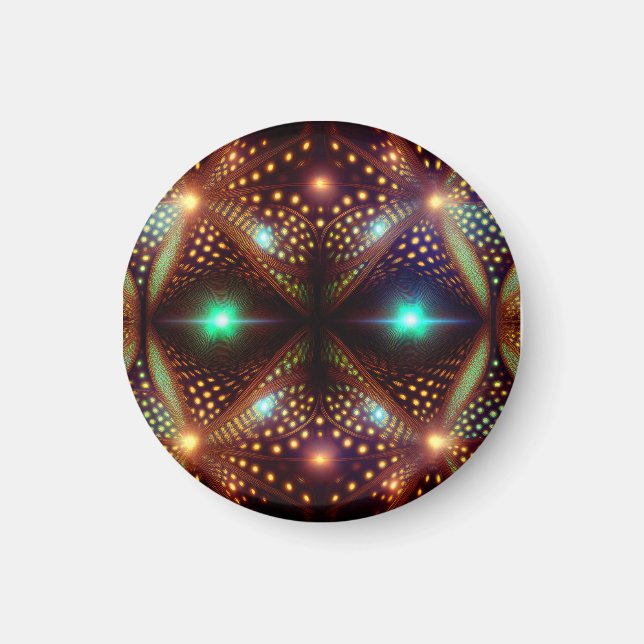 Imã Fantasy Mandelbrot Fractal (Frente)