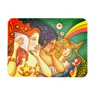 ÍMÃ FANTASY MERMAID SISTERHOOD SHARING SECRET WISDOMS