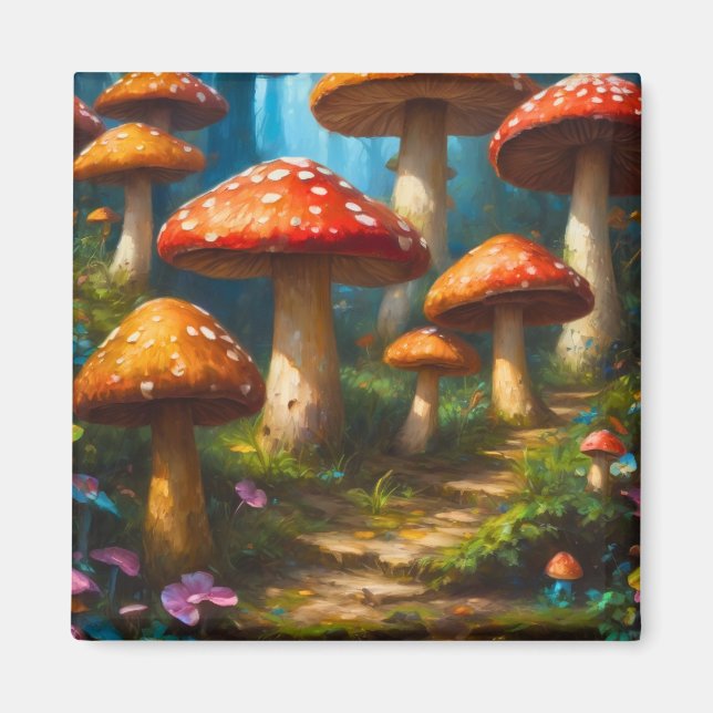 Imã Fantasy Mushrom Magnet (Frente)