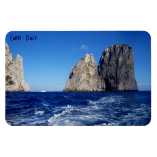 Ímã Faraglioni Stacks, Ilha de Capri - Nápoles - Itá