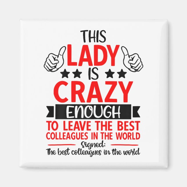 Imã Farewell Coworker Leaving Job, Coworker Going Away (Frente)