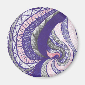 Imã Farimah | Arte Abstrata Fluida Desenhada à Mão