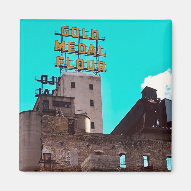 Imã farinha de medalha de ouro (Frente)