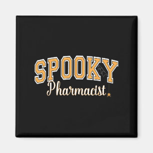 Imã Farmacêutico Assustador Halloween Aranha Cor de La