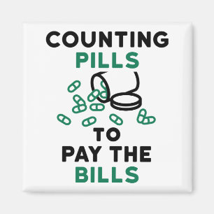 Imã Farmácia Tech Counting Pills para Pagar as Listas