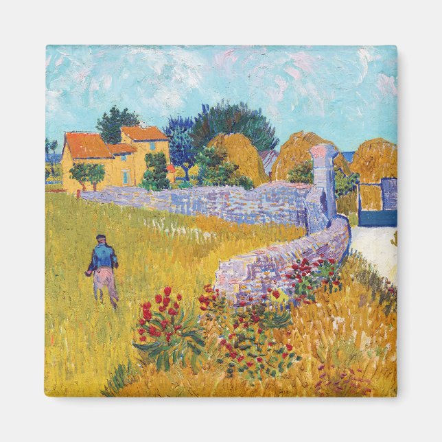 Imã Farmhouse in Provence, Van Gogh (Frente)