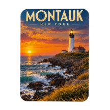 Faro de Montauk Point ao Pôr do Sol Nova York 