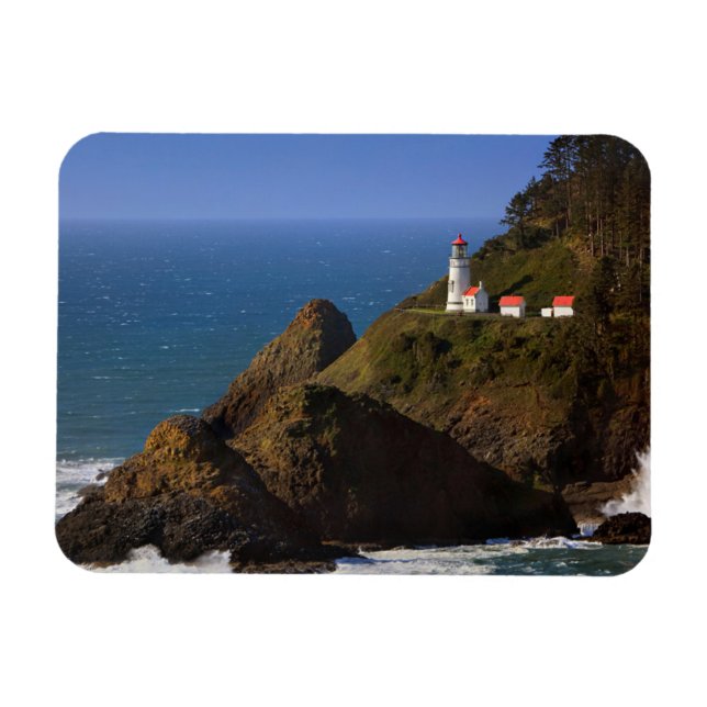 Ímã Faróis | Farol costeiro de Oregon (Horizontal)