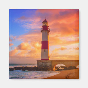 Imã Faróis   Farol de Itapuã Bahia Brasil