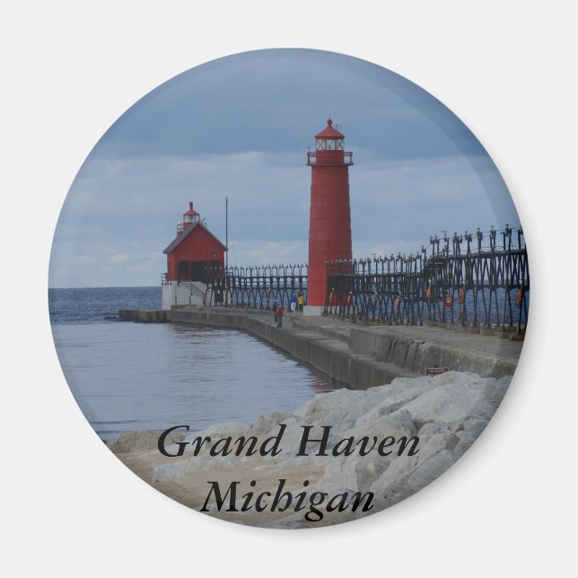 Imã Faróis Grand Haven (Frente)