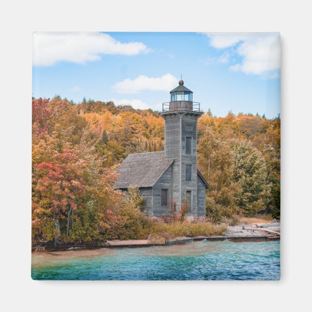 Imã Faróis | Grand Island East Channel Light (Frente)