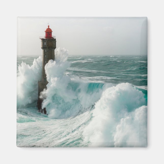 Imã Faróis | Jument Lighthouse Ouessant França (Frente)