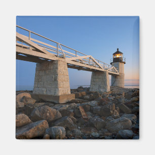 Imã Faróis Porta Clyde Maine Lighthouse