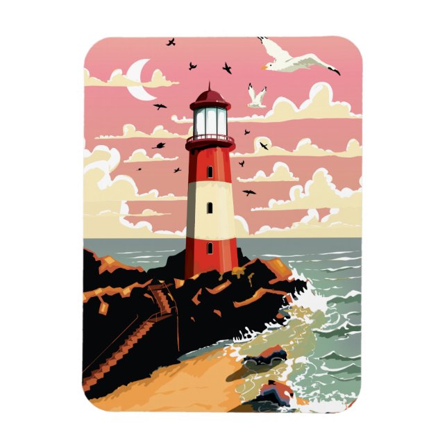Ímã Farol Antigo (Vertical)