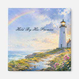 Imã Farol Arco-íris Aquarela Costeira
