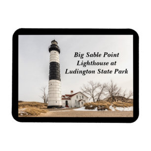 Ímã Farol Big Sable Point em Ludington