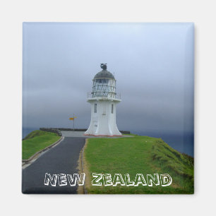 Imã Farol Cabo Reinga, NZ (Imã de geladeira)