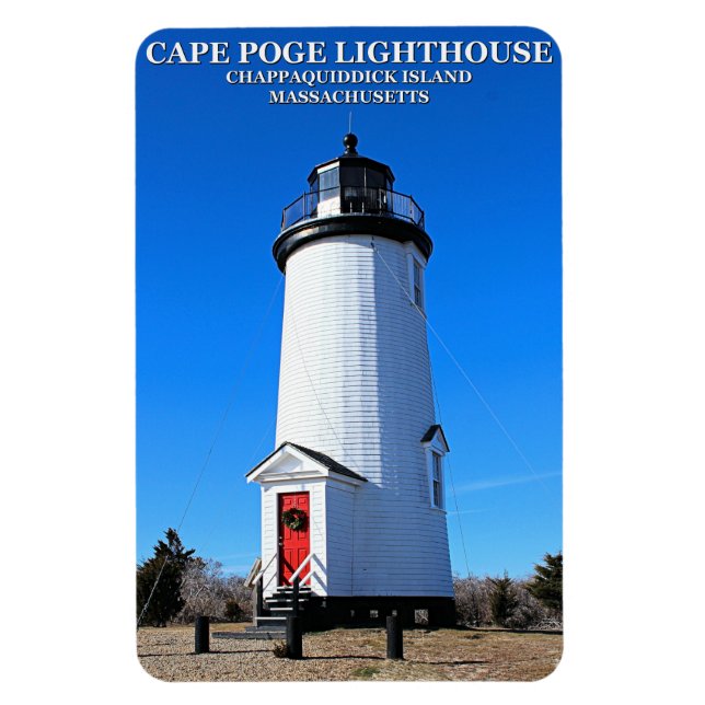 Ímã Farol Cape Poge, Massachusetts Flexi Magnet (Vertical)