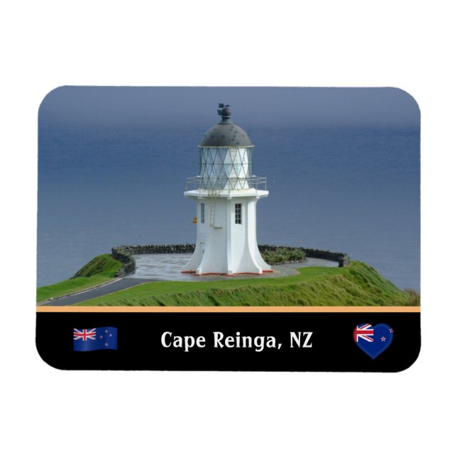 Ímã Farol Cape Reinga, Maori/Nova Zelândia (Horizontal)