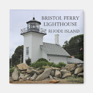 Imã Farol da balsa de Bristol, Rhode - ímã da ilha