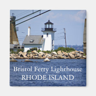Imã Farol da balsa de Bristol, Rhode - ímã da ilha
