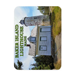 Ímã Farol da Ilha Baker, Maine