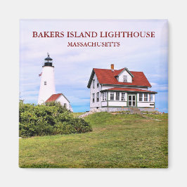Imã Farol da Ilha Bakers, Massachusetts Magnet