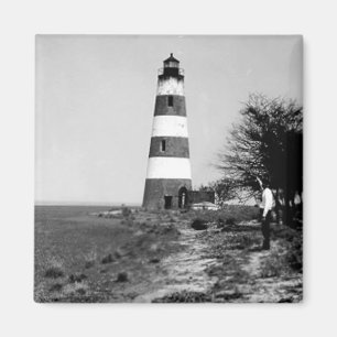 Imã Farol da ilha de Sapelo